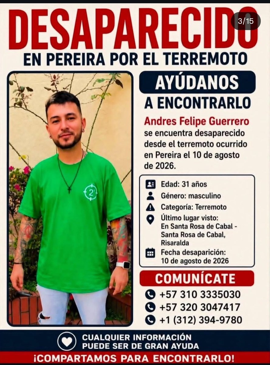 MalaMMujer's tweet photo. Por favor RT 👇🏻 ayuden a compartir esta información de personas desaparecidas que acaba de sacar @ELTIEMPO , por favor compartan en otras redes sociales. https://t.co/mwMUzzBRsB