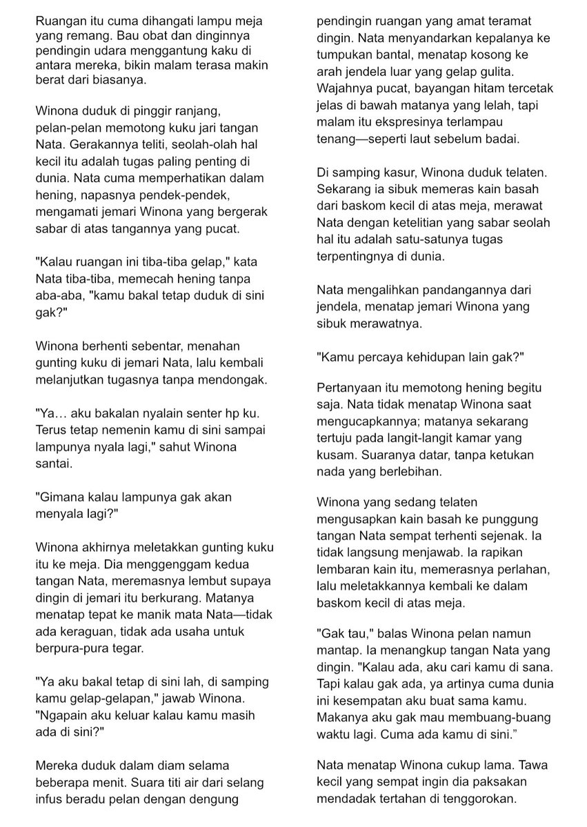 yuechish's tweet photo. #Milkz narrative AU: Jikalau kehidupan lain itu nyata, maukah kau menari mengelilingi matahari bersamaku, Nata?

Cjw as Winona, Yhr as Nata https://t.co/ZLq1oQCqNY