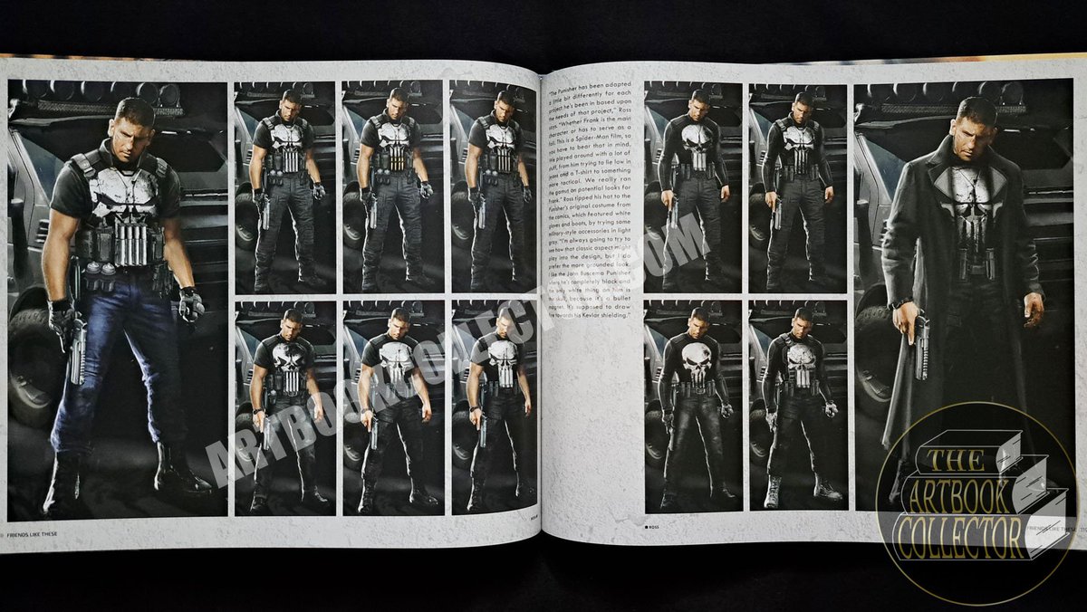 _DaredevilShots's tweet photo. Alternate designs for The Punisher from ‘SPIDER-MAN: BRAND NEW DAY: THE ART OF THE MOVIE’.

(via: @theartbookguy) https://t.co/vXddPQVTbS