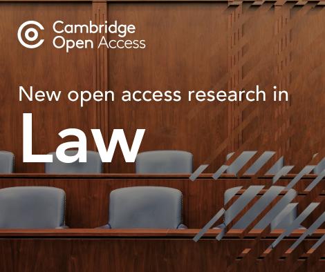 CUP_Law's tweet photo. New open access articles in Law now available 
👉 https://t.co/os0iGWnyp5 https://t.co/x8shoRkG3F