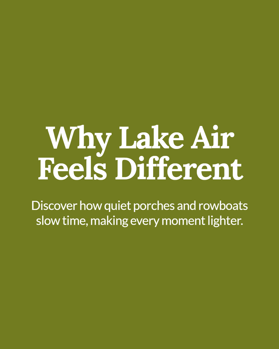 MslResort's tweet photo. Why does lake air feel fresher?

Because the stay slows you down in the best way. Private water access, quiet porches, rowboats, and trails make the whole trip feel lighter than a crowded mountain weekend.

What matters most to you?

https://t.co/5DRo2KPdzp #MSLResort https://t.co/7p5g5kxYmW
