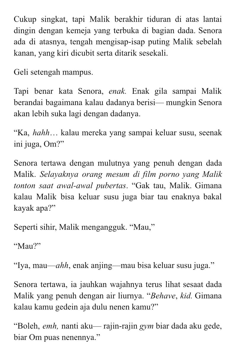 pitahabit's tweet photo. #normal malik noran, om &amp; brondong: soal nenen. 🔞 https://t.co/iDLeWHWgZW