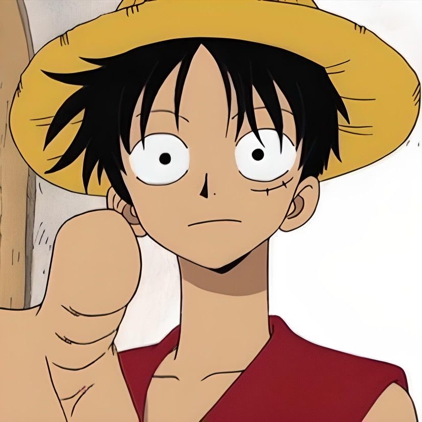 superbatliv's tweet photo. i miss the head-empty, bug eyed look pre-timeskip luffy had. he’s a complete menace and not as dumb as he seems but he’s looking at you like this https://t.co/Af6t8iOypP