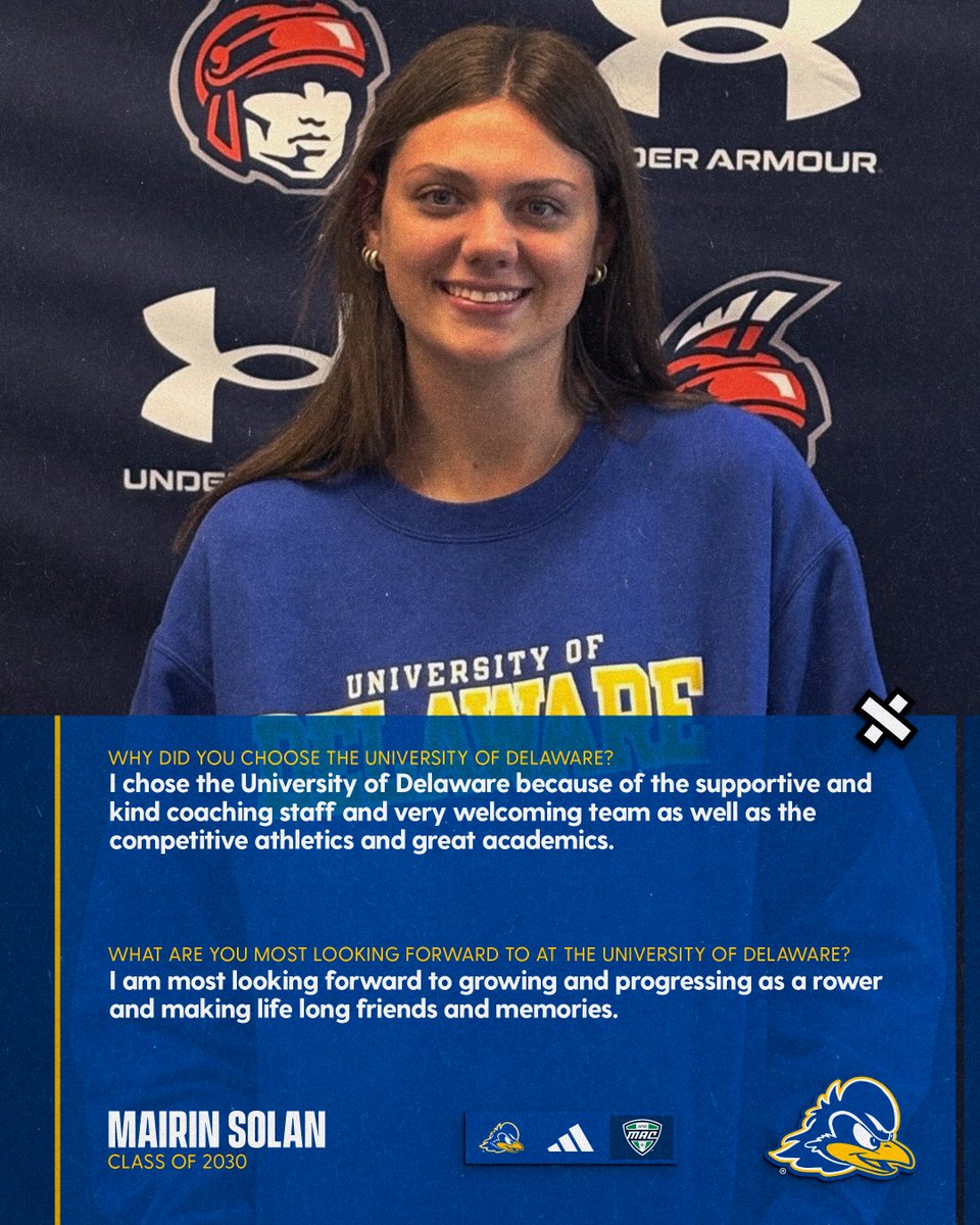 DelawareRowing's tweet photo. New Blue Hen on the block 🛣️ https://t.co/gLO3FpFoS4