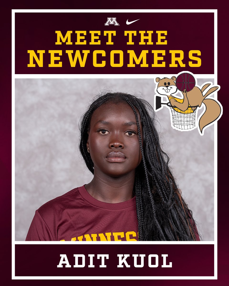 GopherWBB's tweet photo. Get to know @AditKuol30! 🤩

Read more about Adit here: https://t.co/EhQX5LWXZn

#SkiUMah | #Gophers〽️ https://t.co/q2jJyMwZMO