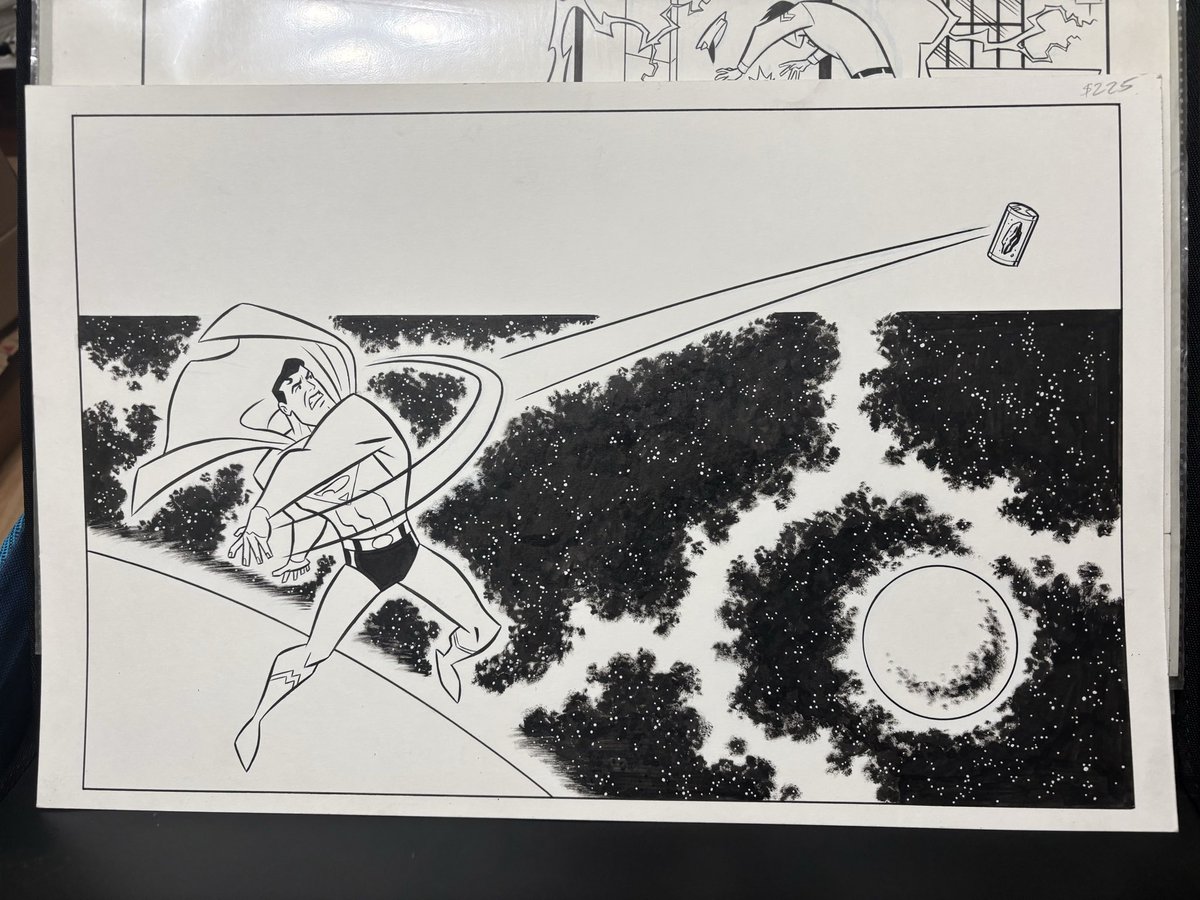 cretineb's tweet photo. Superman illustration progression https://t.co/VKckk4aRAD