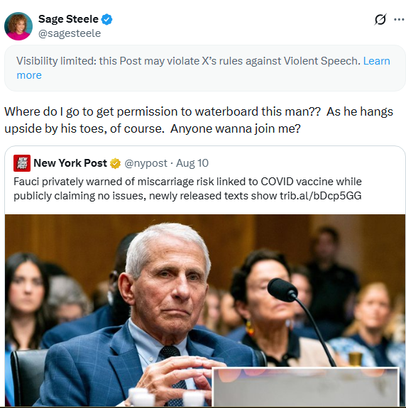jimiananda's tweet photo. IU Trustee thinks Fauci should be murdered. https://t.co/zMQTgoepDq