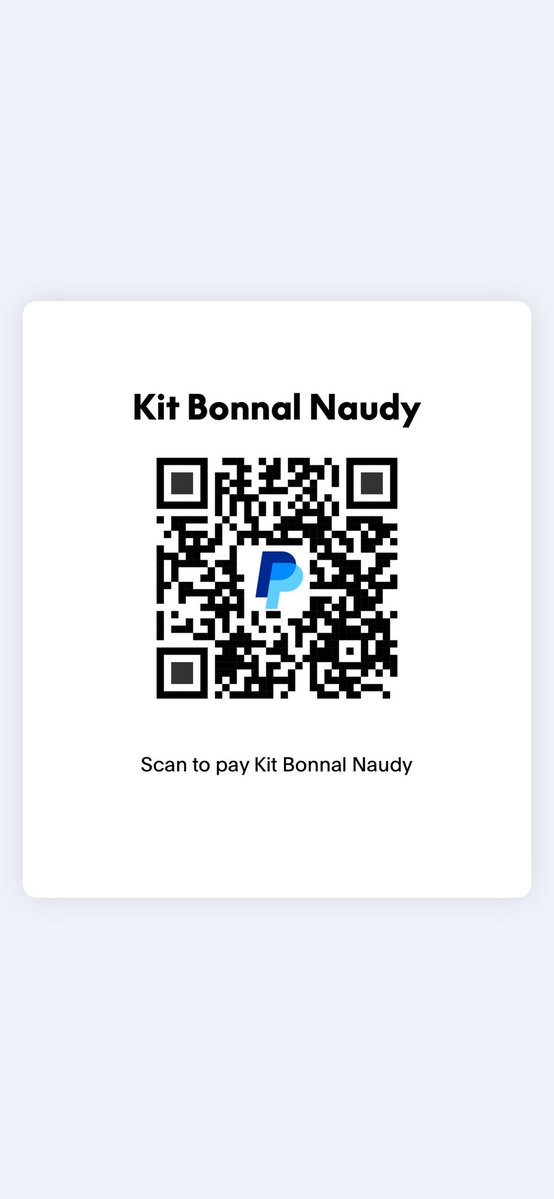 puppyboykit's tweet photo. PayPal en bio / PayPal in bio + QR Code ⬇️ https://t.co/87RoUrUhDv