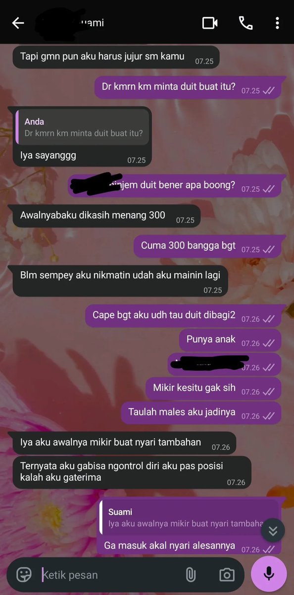 sarahnatasyah_'s tweet photo. Maafin gakkkkkkk???? Emg awalnya duit semua gue yg pegang tp akhir2 ini gue capek bgt udh ngurus rumah, ngurus anak, ditambah hrs muter otak duit dicukup2in biar cukup buat sebulan akhirnya gue nyerah trs nyuruh suami megang duit krn gue mikir apa gue yg boros apa gimana. Baru jg seminggu gajian duit semua dipegang suami lgsg kaya gini. Lemess bgt yaAllah😭

cc : dedenaf05_