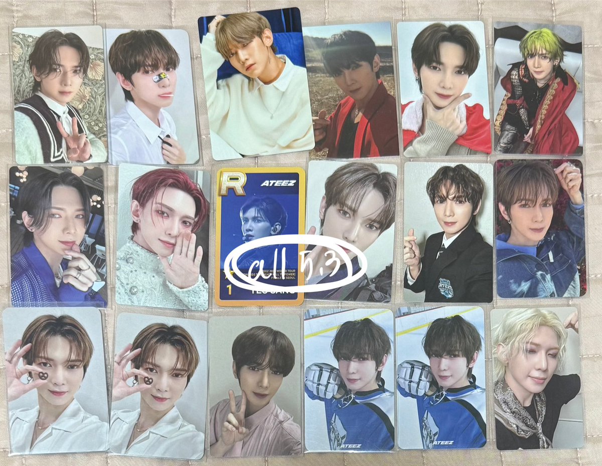 sudc_q's tweet photo. 에이티즈 포카 포토카드 판매합니다! WTS

사진별로 일괄 판매만 합니다 개별 문의 x
Only bundle sales, no individual sales

에이티즈 포카 포토카드 판매 구매 교환 양도 홍중 성화 윤호 여상 산 민기 우영 종호 팝업 미공포 특전 일본 럭드 레몬드랍 배드 bad 시그 에잇룸 분철 ateez poca sell https://t.co/SEEmCHAS8R