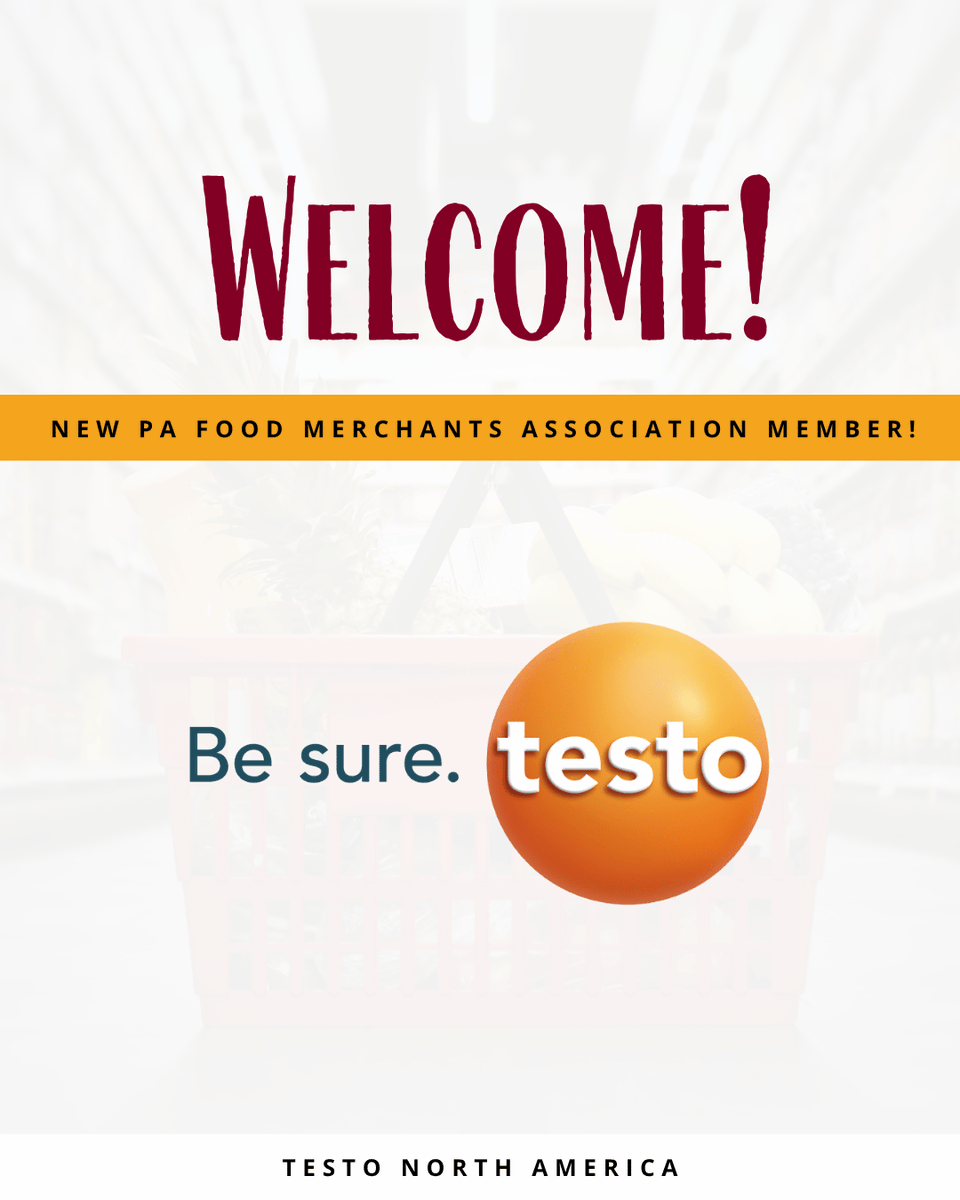PAFoodMerchants's tweet photo. Welcome @TestoUSA  as a new PFMA member!

Testo helps food businesses manage food safety and day-to-day operations with measurement technology built for the industry. Its solutions include handheld measuring instruments, data loggers, software and food safety management systems designed to deliver precise results and reduce workload.

Learn more about Testo North America: https://t.co/HYRACEXnoW