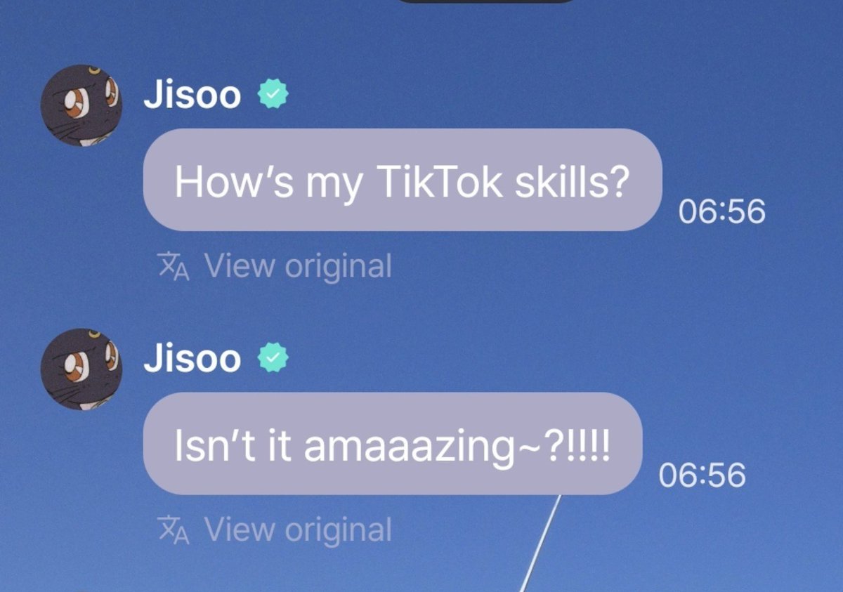 Rosiesmilecute's tweet photo. #JISOO: ¿Qué tal mis habilidades en TikTok? ¿A que son increíbles?

En fin, vine aquí para recibir cumplidos por el video que tanto me costó grabar
 ¡Tenía que hacerlo! Jejejeje 

👤: Unnie, eres maravillosa

J: Jisoo es maravillosa https://t.co/eH3dR3l5oe