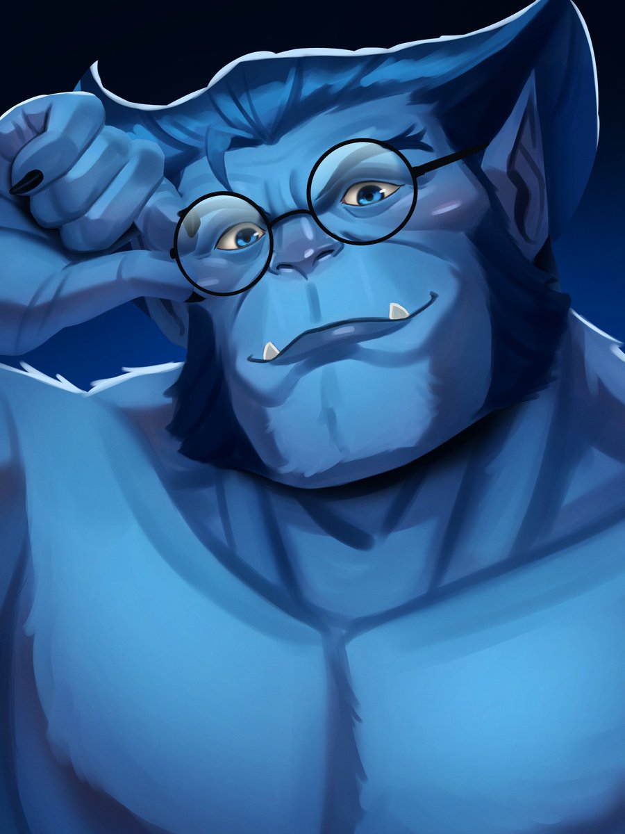 RibbionsArt's tweet photo. Another Beast portrait https://t.co/D5pjtoF9AW