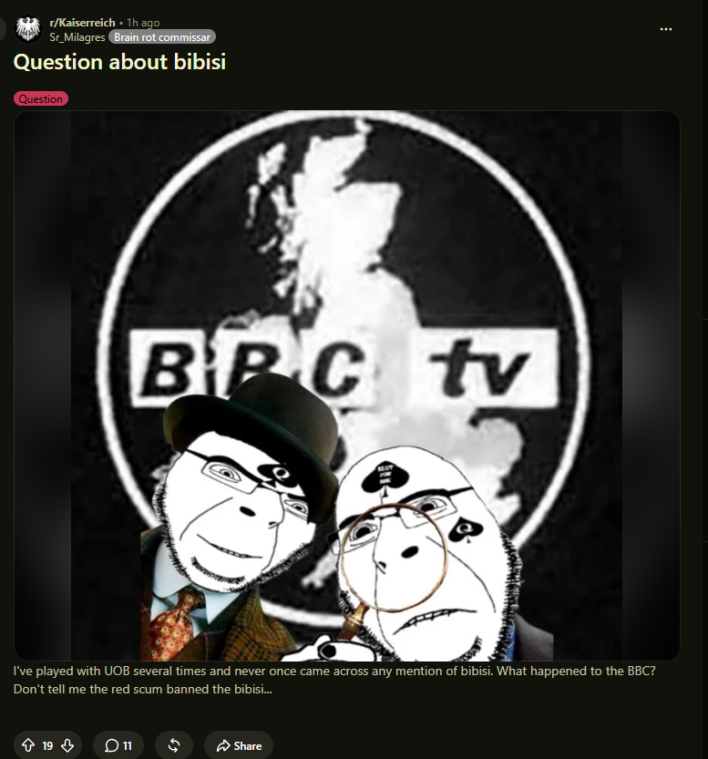 Carloxxxx2's tweet photo. what are they posting on r/kaiserreich b https://t.co/j7IzqjEnmC