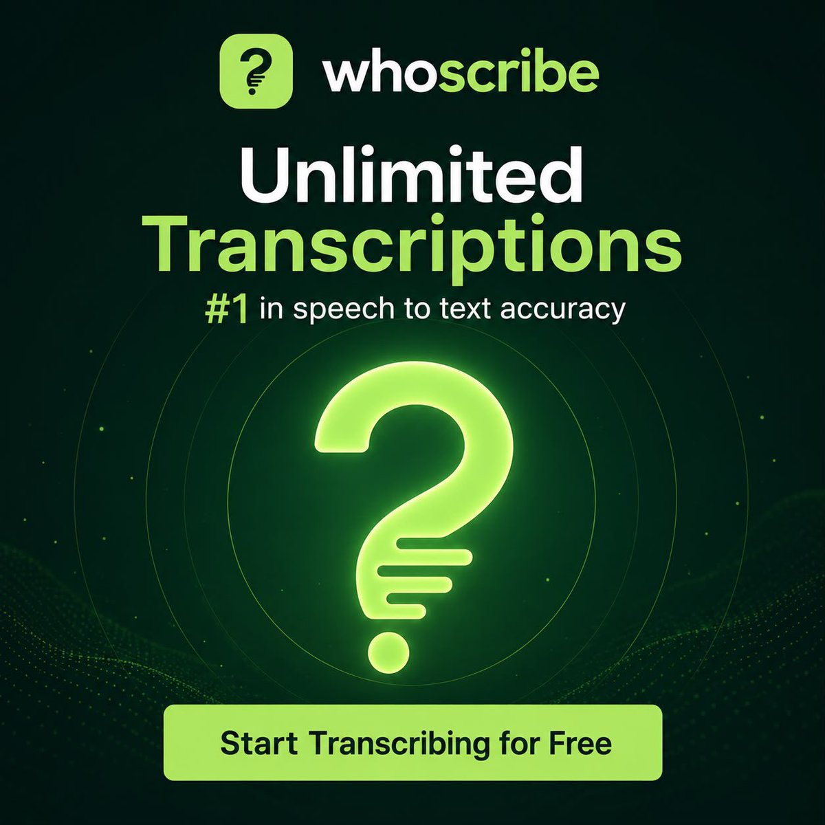 Whoscribe_ai's tweet photo. No limits. No interruptions. Just accurate transcription whenever you need it. 🎙️✨
    Turn your audio into clear, reliable text with WhoScribe — fast, simple, and built for the way you work.

Start transcribing for free.

#WhoScribe #Transcription #SpeechToText#Productivity https://t.co/OFtzolUYW2