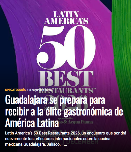 gastromakers's tweet photo. Leer post: 🔗 👉https://t.co/QA0xksNzFm
Guadalajara tendrá la oportunidad de demostrar que, en materia gastronómica, ya no quiere ser solamente una ciudad anfitriona: quiere sentarse a la mesa de los grandes. @LatinAmericas50
@The50Best @JaliscoEsMexico @SECTUR_mx https://t.co/t0pHVMiDae