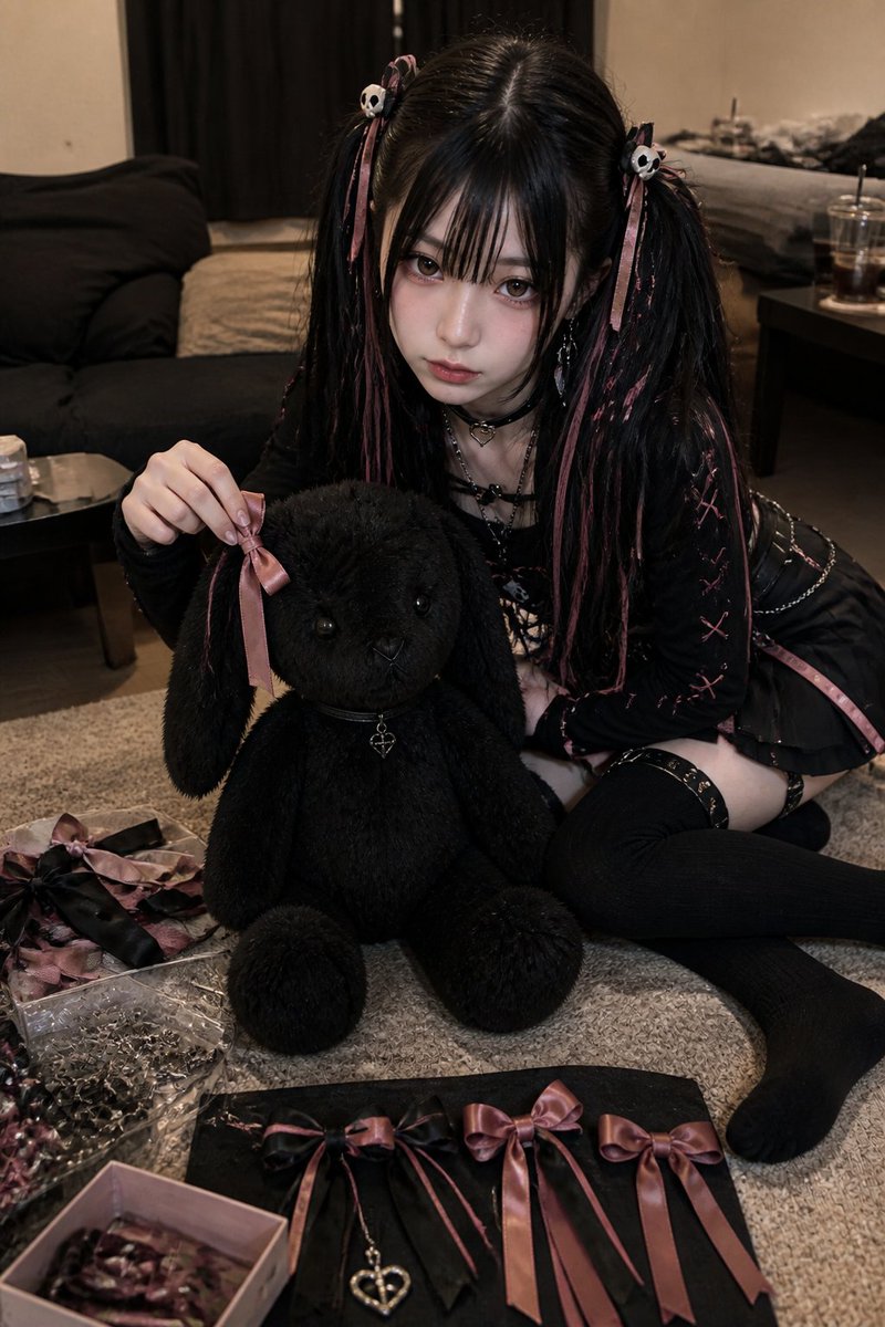 ribbon_kuro's tweet photo. ボンに似合うリボン、
いろいろ試したけど。

黒も、グレーも、ちょっと強いやつも。
結局いつものピンクがいちばんだった。

変えるのって、むずかしいね🎀

#AI美女
#AIart
#AIphoto https://t.co/gxjv6SeR2W