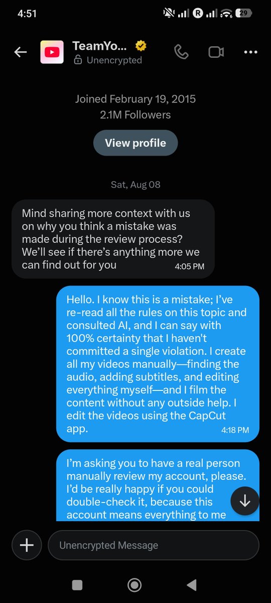 FFGGAMUR's tweet photo. Okay @TeamYouTube @YouTube Rn we have to be dead serious, I understand that other people have their own requests BUT i texted u on 3 differents ACCOUNTS and then after i get ignored for a while my very first ac got ignored after 4 days , and now my MAIN account got banned for not https://t.co/ZbmeFH0bUa