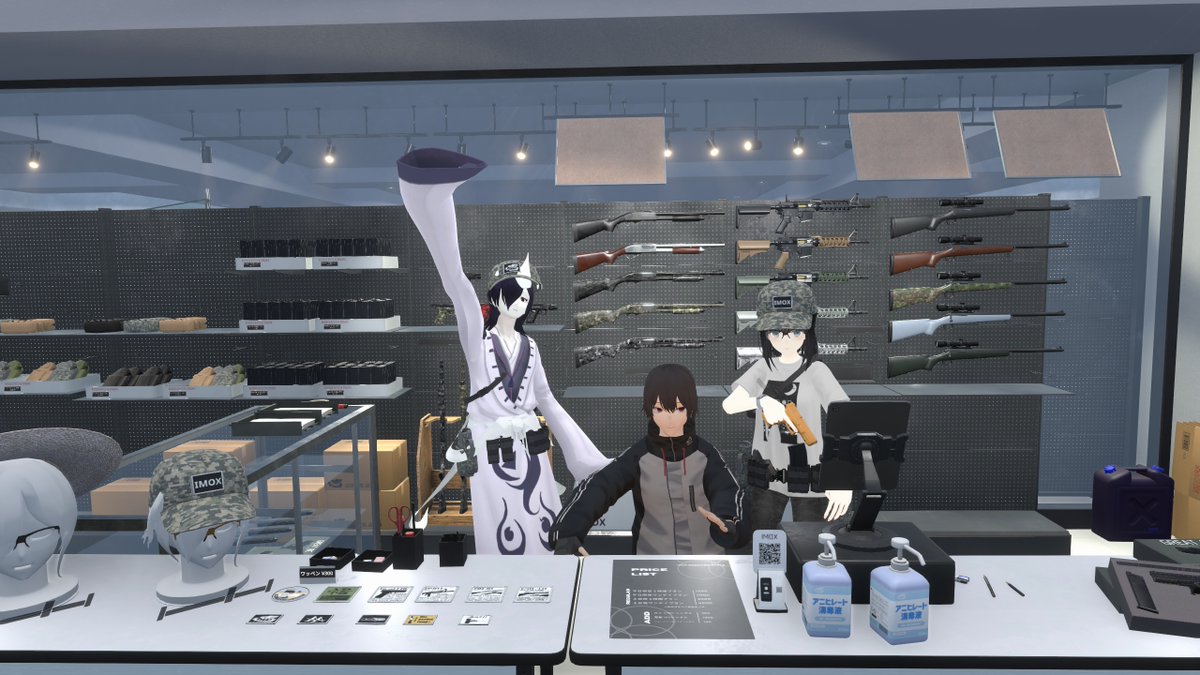 Utsuro_Yuragi's tweet photo. IMOX Shooting Range アップデートしました!
全体的な配置や明るさなどの修正に加えて、
マガジンやエアガンが入る装備品や、空き缶ターゲットの追加などなど、大きめの更新になります!
#Resonite #NSSProject #VRシューティング https://t.co/banlEnkTP9