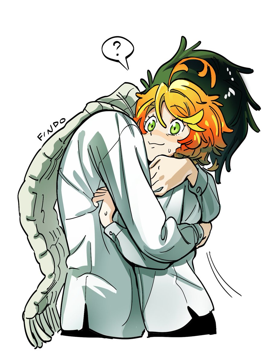 findoland's tweet photo. Unexpected hugs!
#約ネバ10周年 https://t.co/9b6MEeVaK9