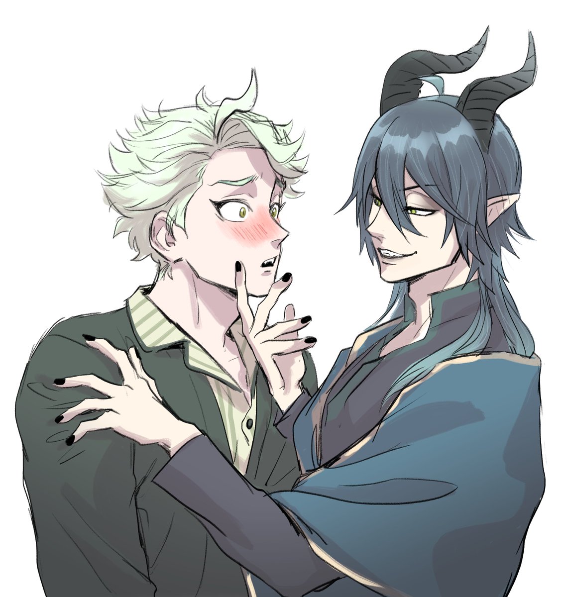 ryuichirouart's tweet photo. sebek won't be able to sleep tonight https://t.co/bzNWsRQWzG