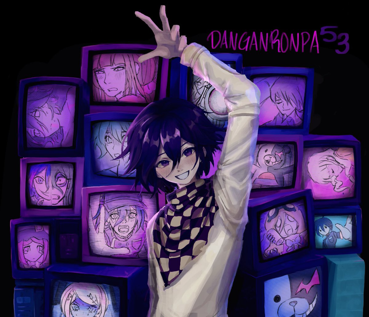 teaboneyy's tweet photo. im posting this ver too cause idk which one i like more #kokichiouma https://t.co/6JG143n5oW