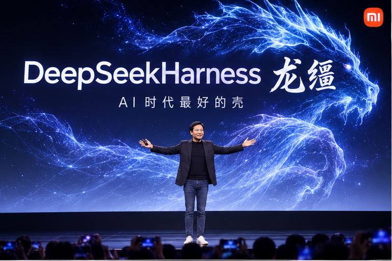 Tz_2022's tweet photo. 假如雷总发布 DeepSeekHarness……（口播逐字稿）

各位朋友，大家好，我是雷军。

今天，是小米历史上特别重要的一天。我知道，这话我每年都讲。但今年这次，是真的。

开讲之前，先回应一个词。这两个月，这个词在我微博底下刷了几十万条，把我刷失眠了——套壳。

说实话，第一次看到，我挺难受的。难受了两天，我想通了。壳，怎么了？手机是芯片的壳，汽车是电池的壳，人，是基因的壳。这话不是我说的，道金斯说的，《自私的基因》，我看了三遍。基因跑了四十亿年，靠什么？靠壳做得好。

所以今天我把话放在这儿：我们，就是要做 AI 时代最好的壳。

产品名，DeepSeekHarness。Harness 什么意思？马具，缰绳。大模型是匹好马，我们负责上缰绳。中文名我们取了三个月，最后定了两个字：龙缰。马一上缰，就升级成龙了，是吧。

发布会前有记者问我：雷总，马有了，缰绳也有了，那骑手是谁？

这个问题非常好。好到什么程度呢？好到我们直接看下一页 PPT。

先讲技术。网上有人把友商的 harness 拆了，说拆开就是一个 while 循环。我们也买了一套，认认真真研究了八个月，发现——确实是个 while 循环。

但是。我们的循环，一体化压铸，九千一百吨。系统提示词一万四千行，一次成型，没有一行是后焊上去的。工程师跟我讲，雷总，提示词没有吨位这个说法。我说，从今天起，有了。

这套东西，三年，五十五个亿。有人问钱花哪了。我说：电费。

大家别笑，我是认真的。

上下文 512K，什么概念？你们公司十年的祖传屎山，连同离职同事忘了删的注释，一口气读完。读完，它回你三个字：“辛苦了。”速度，一秒两万 token。你眨一下眼，一个登录页出来了；打一个哈欠，全公司重构完了。先别激动——重构完，还能跑。

米粉都懂，不服，跑个分。SWE-bench，我们这行的纽北。包场刷了三个月，成绩，84.6。有人问，这个成绩谁复核的？模型自己复核的。它看完说，没问题，比它自己预想的还准。

我们本来做了一张对比柱状图，做得特别漂亮。法务看完，从图上划掉了两根柱子。现在图上就剩我们一根，遥遥……这个词是隔壁的，我们不用。

再来一个硬指标。这个指标，刷不了榜，造不了假。友商张口闭口参数量，参数这个东西，看不见摸不着，多少亿，全凭他们自己讲。我们比一个肉眼可见的：字母量。

DeepSeekHarness，十五个字母，是我从业三十年，见过字母最多的同类产品。友商 Codex 多少？五个。我们提升 300%。ClaudeCode 强一点，十个，我们也提升了 150%。这个数据我们反复核实过，前后数了三遍。

这个成绩，几乎是 SOTA 水平。有同学问 SOTA 什么意思。State Of The Alphabet。

有人讲，那友商改个长名字，不就追上来了？改不了。域名注册了，商标注册了，PPT 都印好了，改一个字母，发布会全得重开。同学们，这就叫护城河。

对了，稿子这儿写着，括号，此处掌声雷动，括号完。行，这个你们自己看着办。

讲讲安全。凌晨三点，它突然想执行 rm -rf，删库跑路。哨兵模式 0.3 秒介入：手环震动，全屋灯光转红，扫地机器人过去堵住机箱门，空调十六度对着显卡猛吹——先让它冷静冷静。人码家，全生态。

生态是双向的。上礼拜我们一个工程师，bug 没修完，想开车回家。SU7 的门，落了锁。中控屏上就一行字：修完再走。他在车里改到凌晨两点，米家自动点了份外卖，送到后备箱。这不叫囚禁，同学们，这叫闭环。

还有一个功能，行业首创，幻觉物理隔离。模型一胡说，物理断电 0.3 秒，它就忘了。这个功能，伦理层面的讨论，我们今天先不展开。

过去一百天，我每天用它写代码。说实话，我三十年没写代码了。当年在金山，我觉得我写的代码，像诗一样优雅。这话我公开讲过，你们还拿它做过表情包，我都知道。

第一天，我写 Hello World，它说：雷总，这个我来。第七天，我发现我一行都插不上手。第三十三天，它从一个古老的论坛，把我 92 年写的汇编翻了出来，给我提了 247 个 issue。

那天夜里我没睡着。不是气的。它提得，都对。

三十年了。那些代码，第一次被人从头读到尾。

OK，该说价格了。先看友商：一个月 200 美金，一千四人民币，写代码比租写字楼还贵，是吧？定价会我们开了七次。财务说收 99，我说贵了。他说那 69？我说你还是没懂。

DeepSeekHarness，正式定价：免费。永久免费。

先坐下，还没完。每个月，用得最狠的前一万名，我们，倒发 1999。

十五年前，1999 是你们给我的。今天，轮到我还。

有人问，雷总，那你们挣什么？想好了。不告诉你。

One more thing。

用了龙缰以后，键盘一百零四个键，你真正用得上的，还剩几个？一个。来，看实物。一整块铝，CNC 一体成型，中间一枚回车键。键程 1.8 毫米，声音调了半年，采样用的是我自己按计算器的手感。多少钱？1999。有同学说，雷总，键盘比 Harness 还贵。同学，壳是免费的，仪式感是要钱的。

侧面，我们保留了一个 3.5 毫米耳机孔。我知道你想问：2026 年了，谁还留耳机孔？这个孔，不出声音。配套一根注入线，一头插键盘，一头贴在太阳穴上，提示词物理注入，不走键盘，不走 IDE，延迟为零。

对了，开场那位记者的问题，骑手是谁——现在可以回答了。这根线，两头是一模一样的。哪头插哪儿，说明书没写，留给大家自己探索。线多少钱？九块九，包邮。交个朋友。

二十年前，我们让每个人都买得起手机。今天，我们让每个人都写得起代码。哪怕你没学过。哪怕你，不识字。

最后说个事。今天这份稿子，是龙缰写的。我上台之前，没来得及看。所以刚才每一句话，你们是第一次听，我也是。

稿子里连停顿都标好了。今天所有的停顿，都是它安排的。包括现在这一个。

最后一行写着：鞠躬，下台。

行。

谢谢大家！Are you OK！