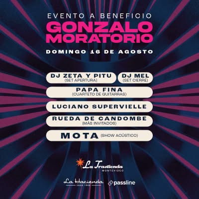 radiofutura911's tweet photo. Sponsor oficial de tus emociones!
Dale con @motarockoficial⭐
@lsupervielle ⭐️
+ #ruedadecandombe ⭐ + #djzetaypitu ⭐
+ #papafina ⭐ + #djmel ⭐
el 16/8 👈
a beneficio de #gonzalomoratorio👏
en #latrastiendamvd 👈
Entradas por @PassLineUruguay👈
Invita: @radiofutura911✅ https://t.co/5AoW5t62Lk