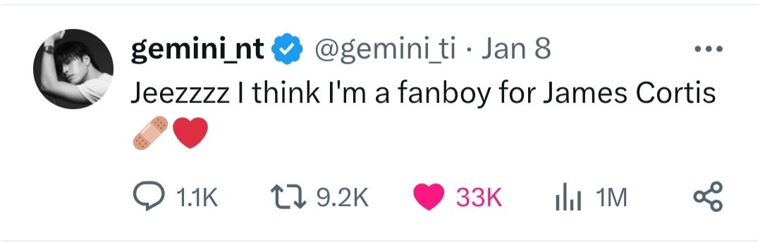cortl8's tweet photo. james has already become such a prominent figure in the industry😭 look how all these big names are showing him support in totally different ways, from regular likes to wearing his merch😭 I'm just so incredibly proud of him 
#james #cortis https://t.co/pWPKvCmjb5