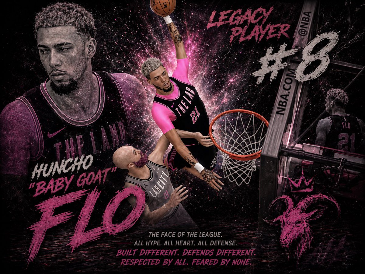 FlyLeague2K's tweet photo. LEGACY PLAYER #8
On pace to become the next GOAT.
Huncho Flo.
#FlyLeague #FLS13 https://t.co/07Gz096XCa