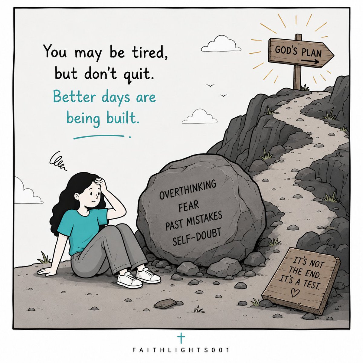 Faithlights001's tweet photo. You may be tired, but don’t give up. 🌱🙏

Keep praying. Keep working. Keep believing. God’s timing is perfect, and the season you’re waiting for may be closer than you think. ❤️

#ChristianMotivation #TrustGod #Faith #GodsTiming #ChristianInspiration https://t.co/EAd4o28x8o