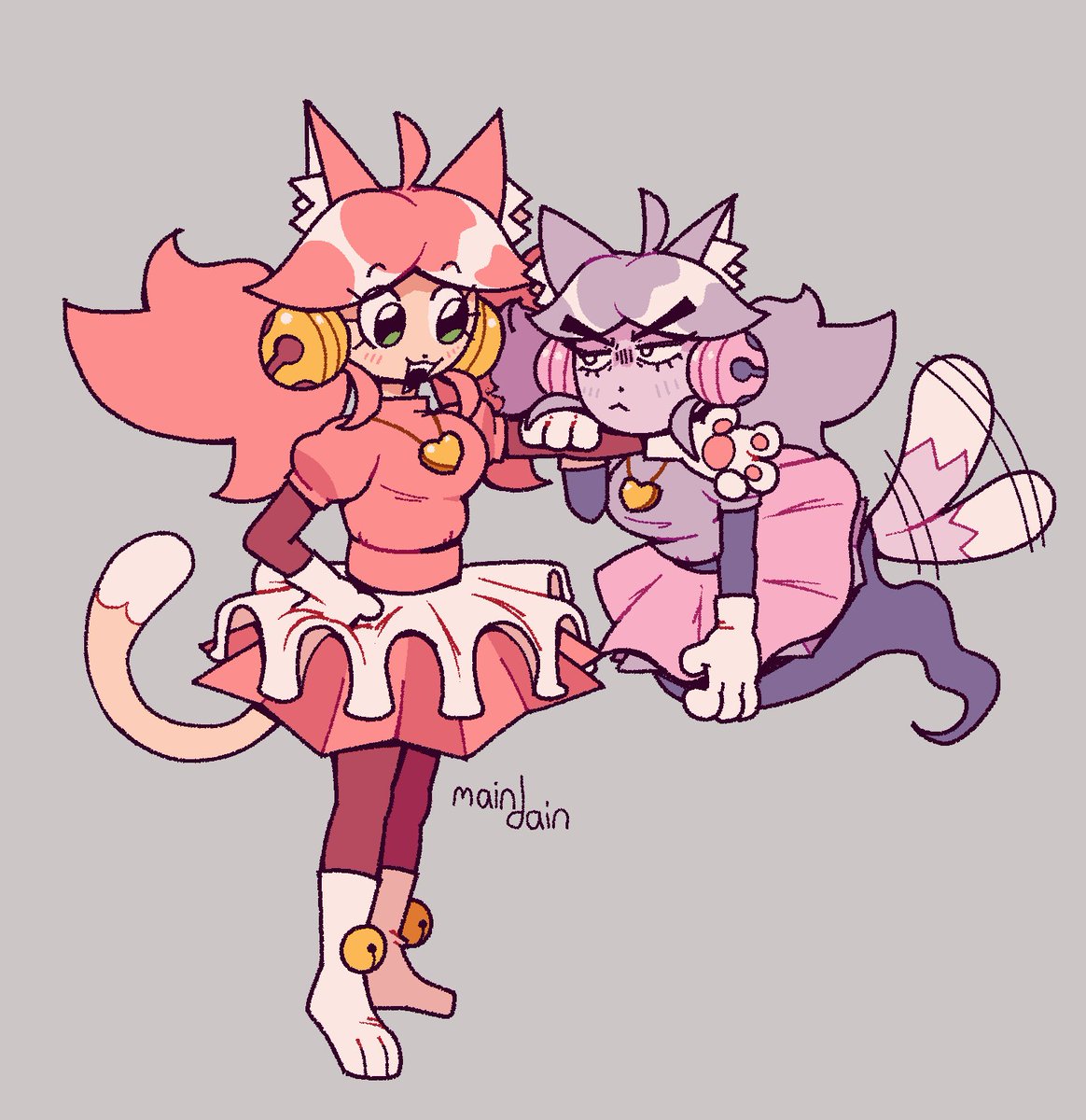 maindained's tweet photo. tall and small #deltarune https://t.co/wh3VBrKc1O