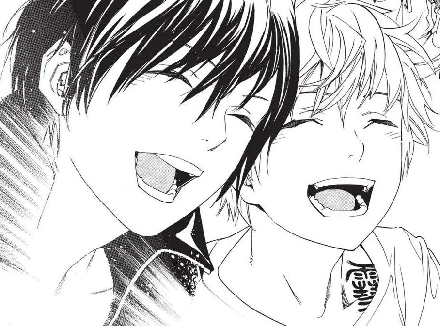 SaveMizuchi's tweet photo. Yato and Yukine together. :’) I love them so much. #Noragami https://t.co/DHI6iQunSN