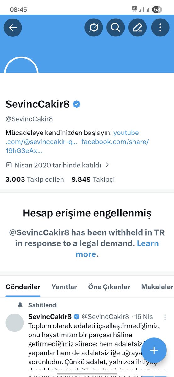 SevincCakir6's tweet photo. Bu devasa haksızlık için mücadele ederken beni yalnız bırakmayan, takip edip yorum ve RT ile destek veren herkese çok teşekkürler. Selamlar, saygılar. 🙏⚘️ https://t.co/MRHnK7LnBc