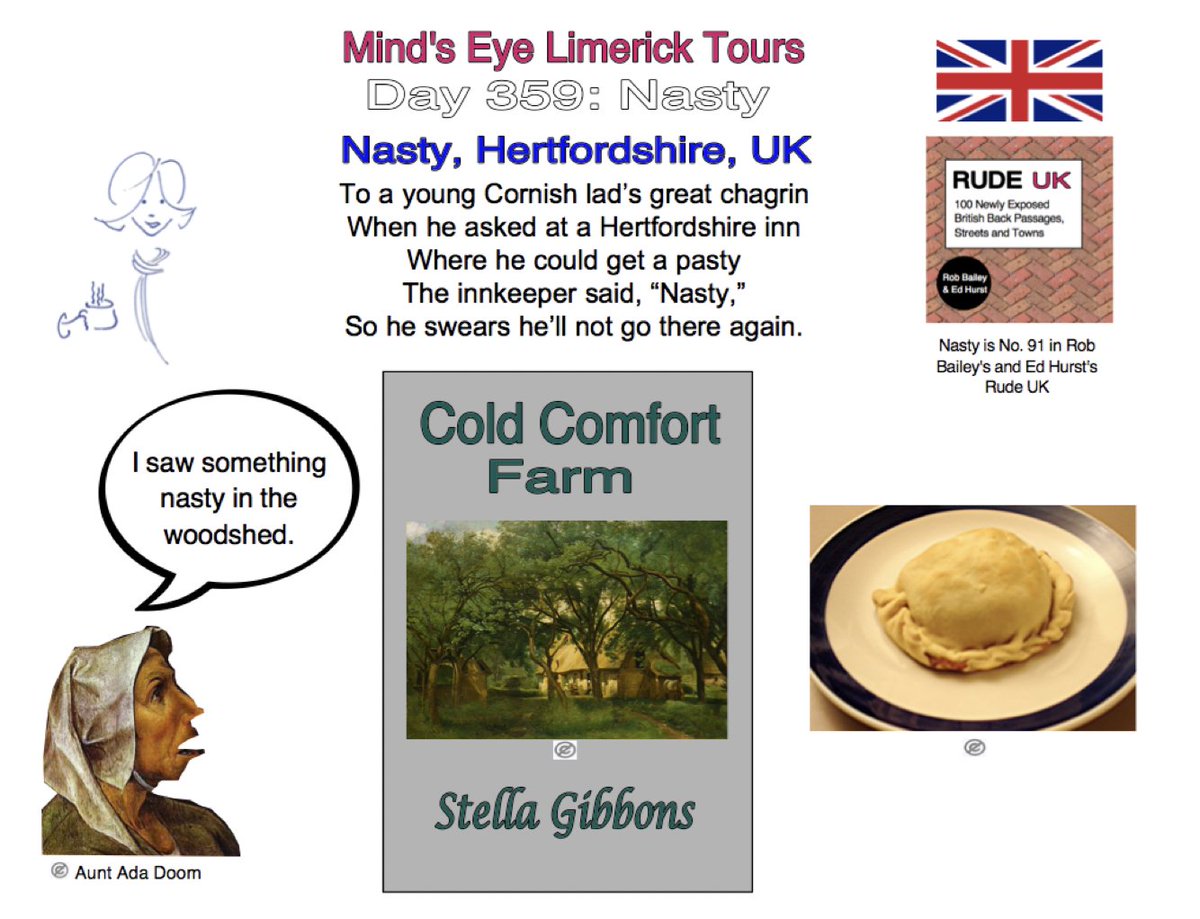 tom_mindseye's tweet photo. #Limerick #Nasty #Hertfordshire #pasty #Cornish #AuntAdaDoom #StellaGibbons #ColdComfortFarm https://t.co/BHx2YmzA28 https://t.co/yYmDqjWqoR