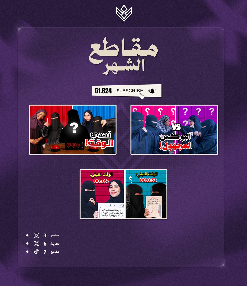 VIELsaa_'s tweet photo. ملخص شهر يوليو في ڤييل💜
شكراً لكل شخص كان جزء من ڤييل ، والقادم اقوى باذن الله .

وش كان المحتوى الأقرب لكم هذا الشهر ؟ 
وايش ودكم تشوفون الفتره الجايه من ڤييل👀💜
#كلان_ڤييل https://t.co/bebTzeFVmB