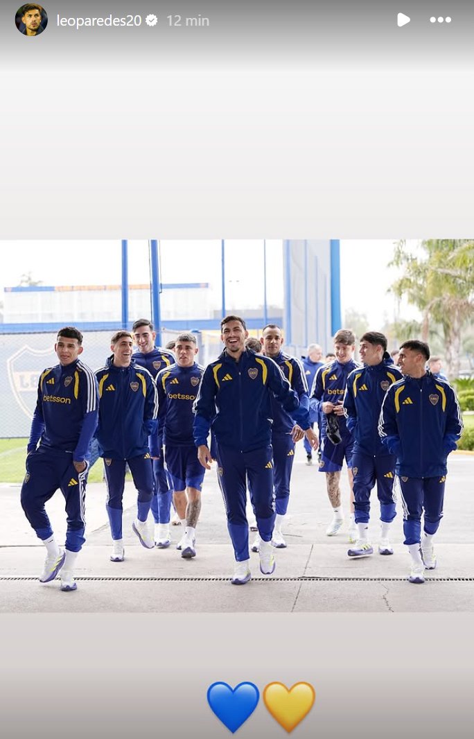 la12tuittera's tweet photo. 💙💛💙 LEANDRO PAREDES.

🔝LÍDER y REFERENTE del CLUB ATLÉTICO BOCA JUNIORS. https://t.co/wGOwdNifCV