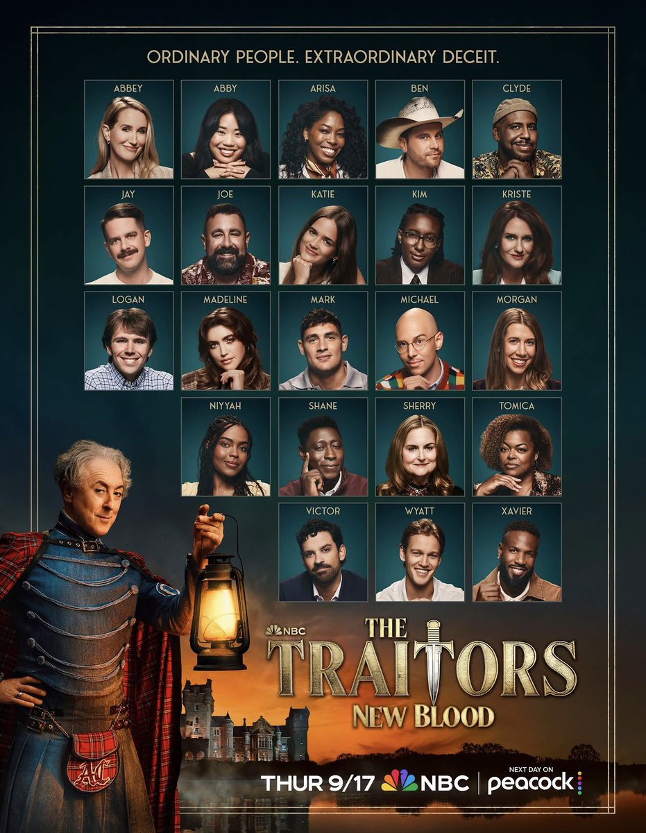 ofuly_'s tweet photo. pela primeira vez o the traitors us convidou um elenco 100% anônimo para competir. 

a desvantagem: não sabemos nada sobre eles. a vantagem: ninguém sabe nada sobre eles e isso facilita pra que os traidores sejam os mais cruéis de todos os tempos. 

TÔ MUITO ANSIOSO!!!! https://t.co/cILT3ubJ1F