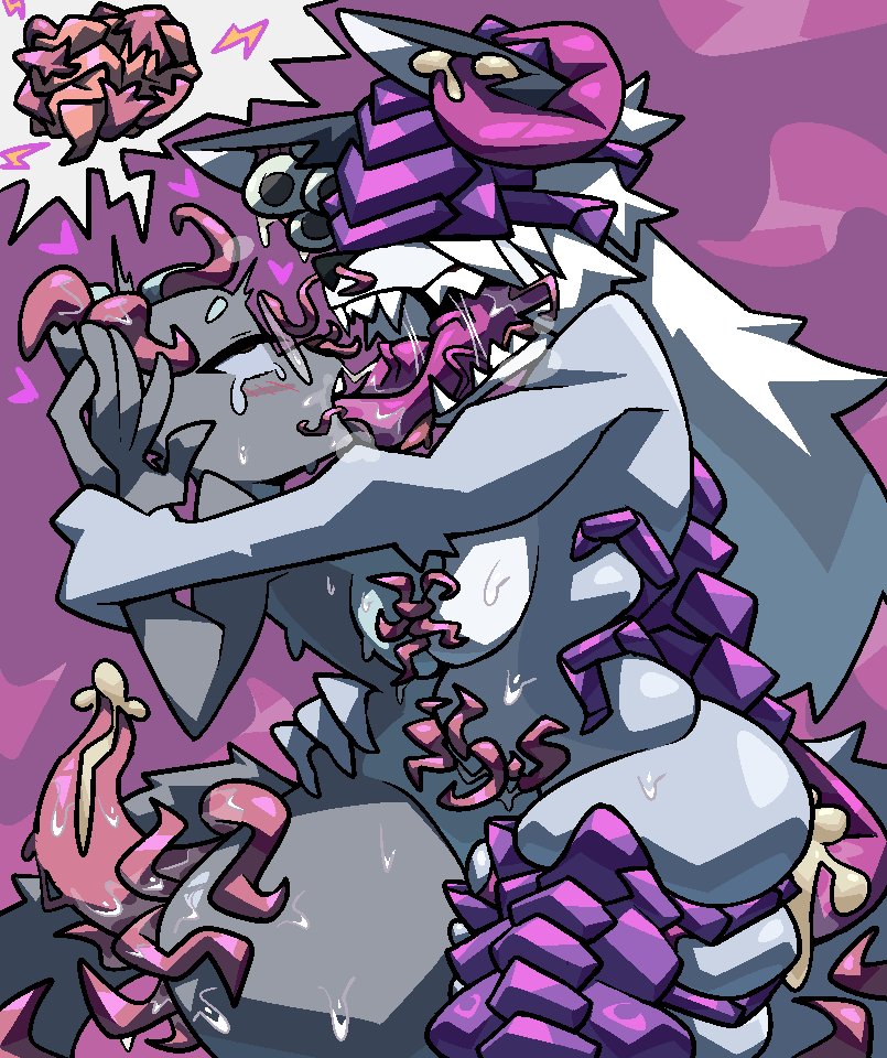 MechMuzic's tweet photo. @tumotumo0707 drew @Coalcat_ 's Rumi infesting Lucey!! She came out soo adorable omg. The next commission might be the sequel to this, and Lucey's gonna be quite the heavy piece of meat 👀 https://t.co/rLM2zjVVos