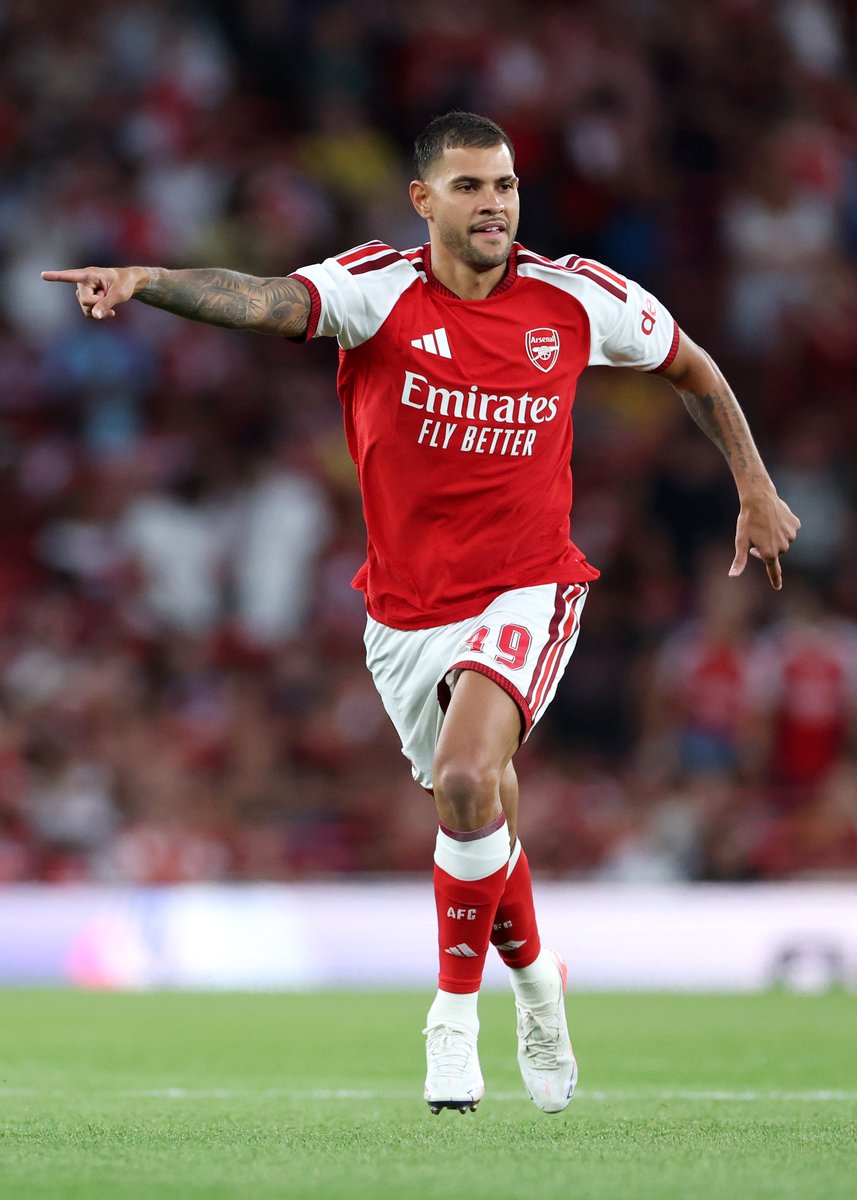 premierleague's tweet photo. In @Arsenal colours for the first time

Bruno Guimaraes 🔴 https://t.co/TYjDlEzJ3C