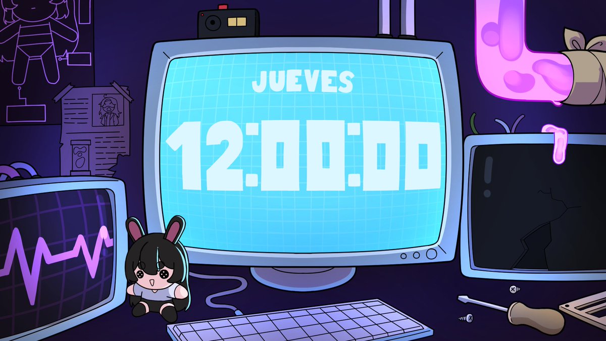 fluffy_byte's tweet photo. ฅ₍ ᐢ.ˬ.ᐢ₎ Holi, mis conejitos  ִֶָ𓂃 ࣪˖ ִֶָ🐇་༘࿐
Despues de unos días malita ¡¡por fin estoy de regreso!! y vengo con tada porque llegamos a los 100 seguidores en #Twitch y para festejarlo 🥳 este JUEVES haremos un especial de 😱 12h (de verdad espero que mi computador patata no explote💥)

Tendremos varias actividades y sorpresitas en directo como terror, karaoke y el sorteo del Fluffyluche 🧶✨ donde tejeré en directo un peluche al azar sugerido por un seguidor que llene el formulario

Solo hay dos requisitos:
1️⃣ Ser seguidor en Twitch
2️⃣ Decirme en el form qué te gustaría que teja
📝 Llénalo aquí: https://t.co/q86c8Gz3g8

¡Nos vemos este jueves! en mi #Twitch : https://t.co/xcqWs4XjaI 
(De 12 PM🇨🇴 a 12 AM🇨🇴) 🕛✨

🇲🇽🇬🇹🇨🇷 11:00 AM
🇨🇴🇵🇪🇵🇦 12:00 PM
🇻🇪🇧🇴🇵🇷🇩🇴 1:00 PM
🇦🇷🇨🇱🇺🇾   2:00 PM
🇪🇸 7:00 PM