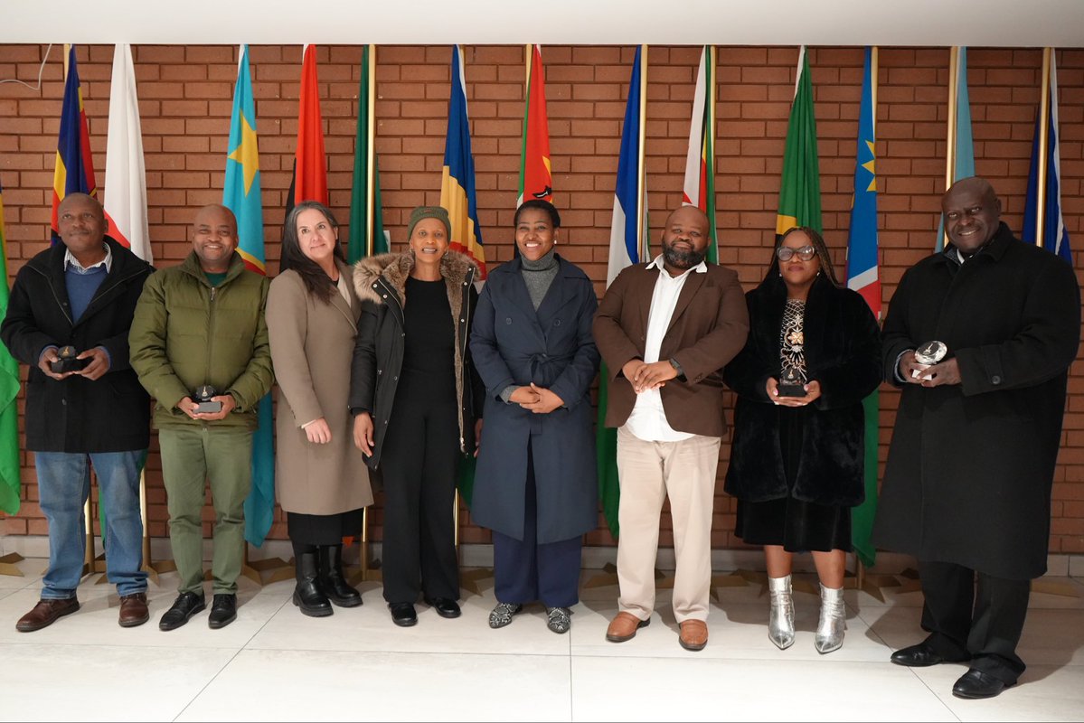 UnisaSBL's tweet photo. Celebrating excellence in teaching and learning at the SBL Teaching and Learning College Celebration.

Congratulations to our award recipients:

Prof Makgopa Tshehla – Excellence Award for Student Support
Prof Kgabo Mokgohloa – Excellence Award for Innovation in Tuition

Congratulations to our nominees:

Prof Rabelani Dagada – Excellence Award for Scholarship of Teaching and Learning
Dr Ntomboxolo Cynthia Ngxesha – Excellence Award for Scholarship of Teaching and Learning

Your commitment to excellence, innovation and student success continues to strengthen the quality and impact of teaching and learning at SBL.

#TeachingAndLearning #UnisaSBL #AcademicExcellence