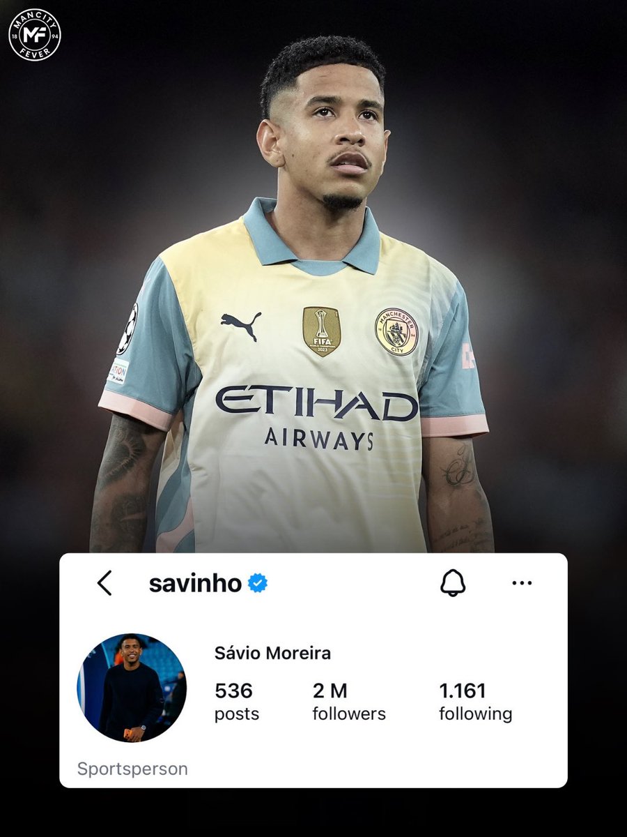 mancityfever2's tweet photo. Savinho has just REMOVED @mancity from his Instagram bio! 😳❌

Will he leave the club this summer? https://t.co/LEmARkswlC