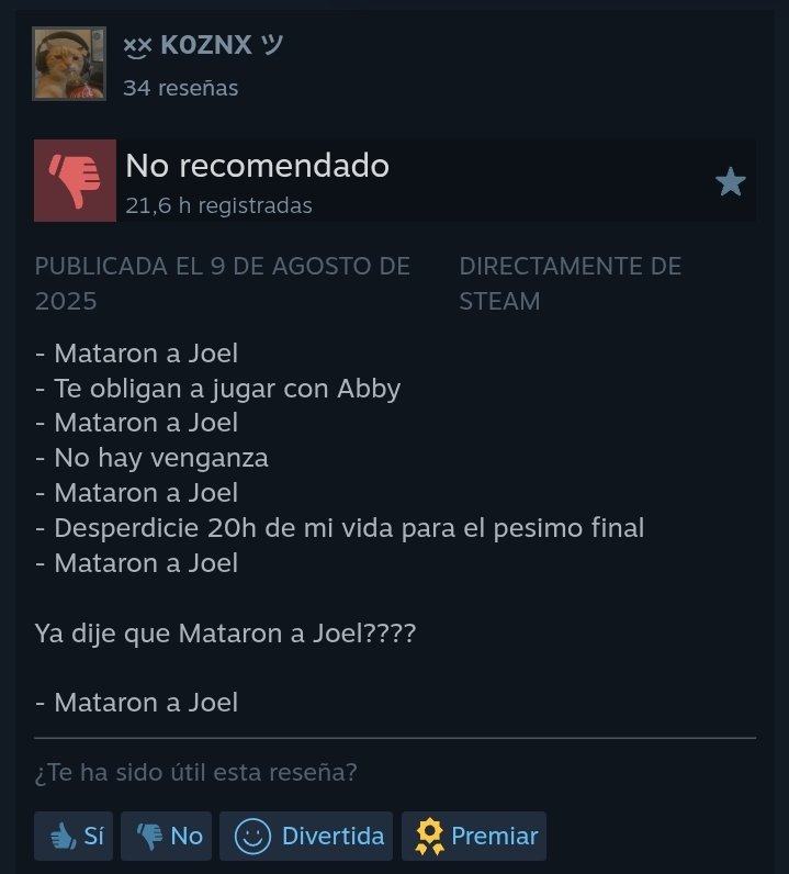 SoloEnSteam's tweet photo. Reseña de The Last of Us Parte II Remastered https://t.co/ps5OTssN0I