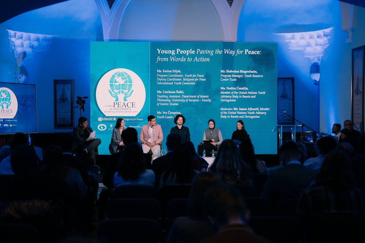 UNAOC's tweet photo. 🥳 On #YouthDay, UNAOC celebrates the vital role of young people in advancing dialogue, fostering mutual respect, and building peaceful and inclusive societies. 

🔗 Read USG @MiguelMoratinos' #IYD2026 message 👉 https://t.co/wWQJ17n67a https://t.co/KTaqOp4o8l
