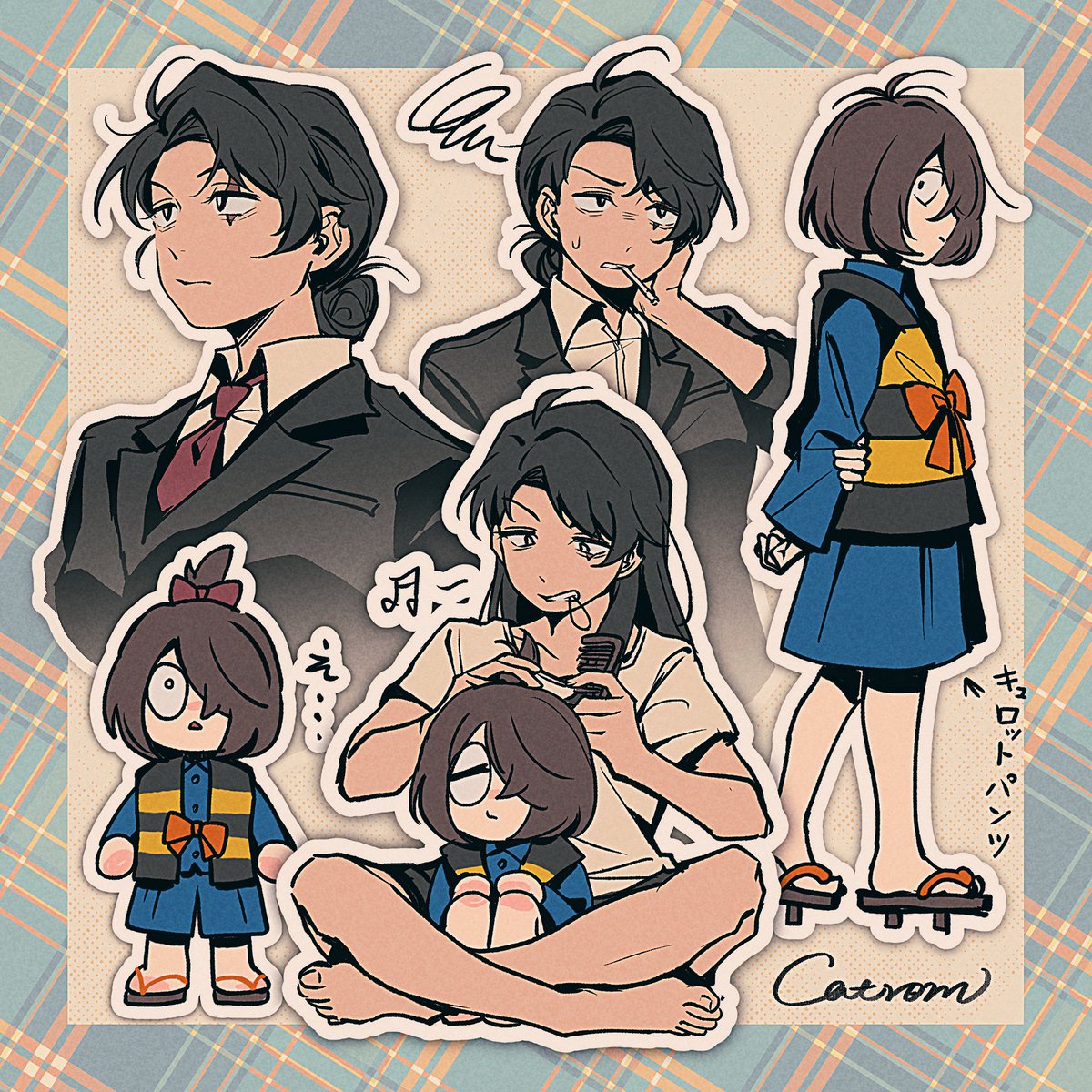 catrom_nya's tweet photo. ※女体化注意※👹💧 
試してみた………… https://t.co/63Pz1mmBai