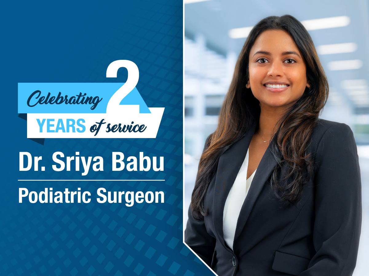 Arthritisports's tweet photo. Two years of helping patients get back on their feet! 👣
 We’re celebrating Dr. Sriya Babu’s 2-year anniversary with Arthritis &amp; Sports. 🎉
🦶 Foot &amp; ankle care
💙 Patient-first approach
📍 Sterling &amp; South Riding, VA
Join us in congratulating Dr. Babu below! 👇 https://t.co/Yk33XQGpQd