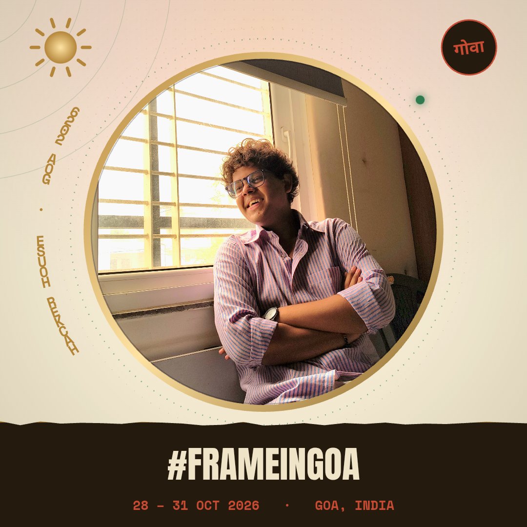 TanmayTikk46152's tweet photo. Just minted my Hacker House Goa 2026 builder ID , one of many builders headed to the sand this October. See you there 🌴
Mint yours: https://t.co/NyQ74Qss67
#FrameInGoa #HHGoa2026 https://t.co/Kc4Q8mMWbX