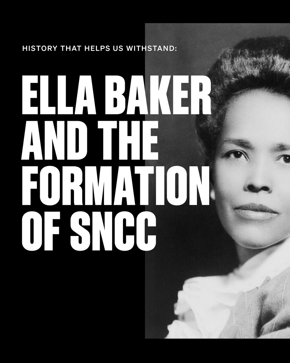 PublicWelfare's tweet photo. History that Helps Us Withstand:

@KidsForwardWI's Carte'cia Weaver lifts up the story of Ella Baker, the seminal Civil Rights Movement organizer who is responsible for the formation of the Student Nonviolent Coordinating Committee (SNCC). https://t.co/3TIeH6NCjB