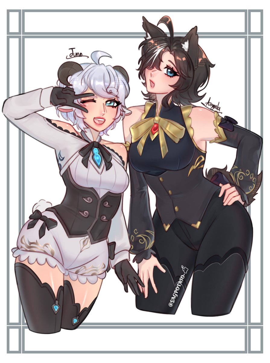 SAGPOTATO_'s tweet photo. ๐๐บ #overwatch #mercy #juno https://t.co/dmdPw5cLSH